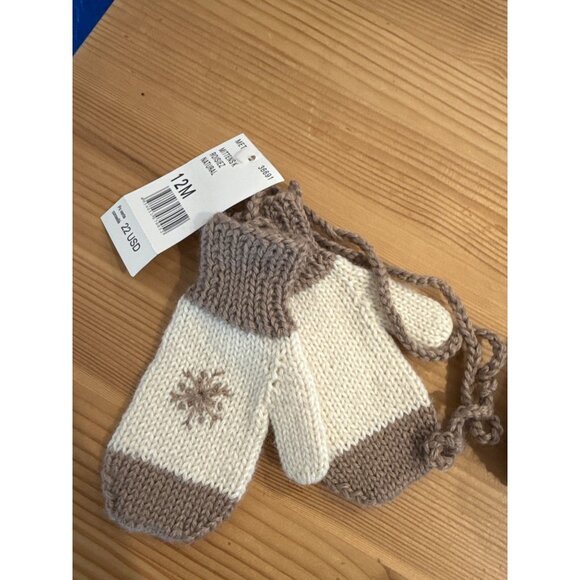 Jacadi toddler knit hat mitten bundle unisex 12 month NWT JW - Picture 2 of 5